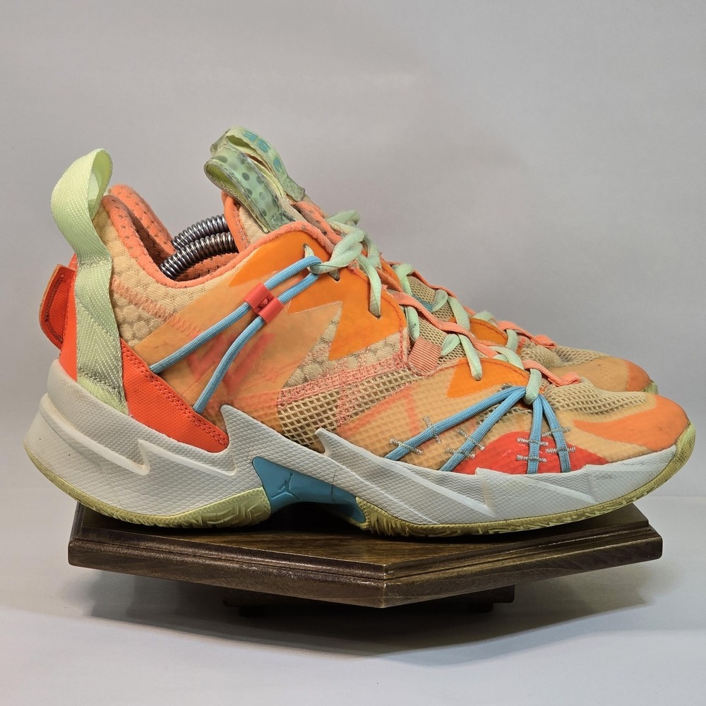 Jordan Why Not Zer0.3 SE Shoes Mens Size 9 Basketball Westbrook Neon CK6611-800